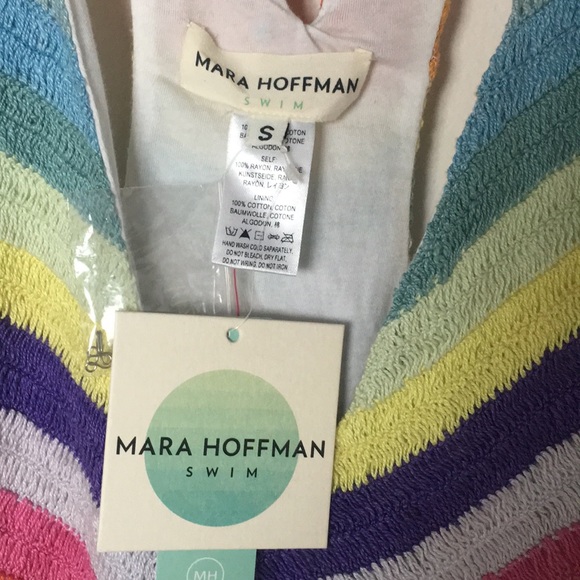 ❌SOLD❌Mara Hoffman Crotchet Rainbow Jumpsuit - Picture 2 of 7